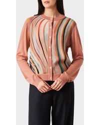 Paul Smith - Swirl Structured Cardigan - Lyst