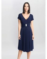 Gina Bacconi - Elsa Jersey Cocktail Dress - Lyst