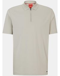 HUGO - Short Sleeve Polo Shirt - Lyst