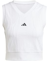 adidas - Tennis Pro Aeroready Crop Top - Lyst