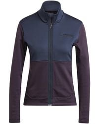 adidas - Terrex Multi Light Fleece Full-Zip Jacket - Lyst