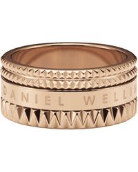 Daniel Wellington - Elevation Stainless Steel Ring - Lyst