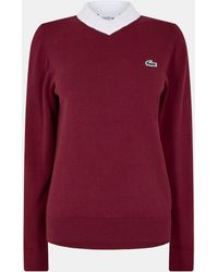 Lacoste - Knit Crew Neck Jumper - Lyst