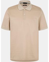 Ted Baker - Auguso Jacquard Short-Sleeve Polo Shirt - Lyst