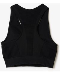 Lacoste - Sport Stretch Removable Padded Bralette - Lyst
