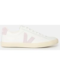 Veja - Esplar Leather Court Trainers - Lyst