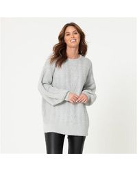 Be You - You Oversize Cable Jumper - Lyst