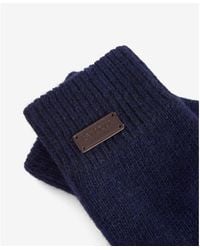 Barbour - Carlton Wool Mix Knitted Gloves - Lyst