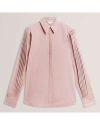 Ted Baker - Piping Detail Relaxed Long Sleeve Shirt - Lyst