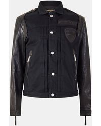DSquared² - Leather Slim Fit Jacket - Lyst