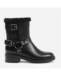 Where's That From - Wynter Wide Fit Ankle Boot With Buckle Detailing I - Lyst
