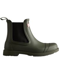 HUNTER - Commando Chelsea Boots - Lyst