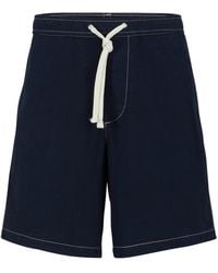 BOSS - Karlos-Ds Jersey Fabric Shorts - Lyst