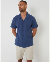 Threadbare - Kaylian Short-Sleeve Plain Shirt - Lyst