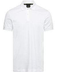 HUGO - Pio 2 Cotton Short-Sleeve Polo Shirt - Lyst