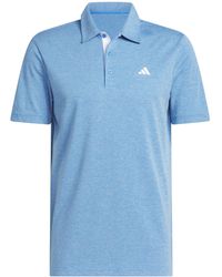 adidas - Heather Polo Shirt - Lyst