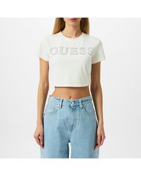 Guess - Couture Crop Top - Lyst
