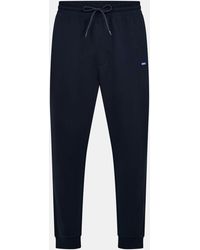 HUGO - Bodywear Cotton-Terry Tracksuit Bottoms - Lyst