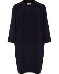 Phase Eight Dally Double Breasted Coatigan - Blue