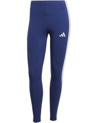 adidas - Essentials 3 Stripe Leggings - Lyst