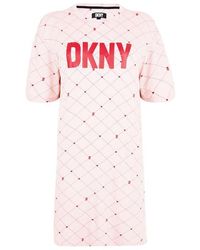 DKNY - Heart Longline Sleep Shirt - Lyst