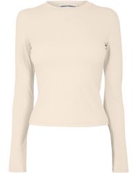 The Couture Club - Sculpting Stretch Long Sleeve T-Shirt - Lyst