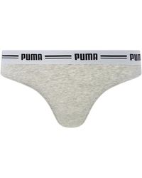 PUMA - 2 Per Pack Iconic Black Thong - Lyst