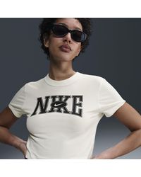 Nike - Crop Tee - Lyst
