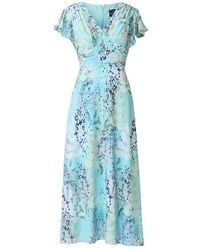 Adrianna Papell - Floral Printed Fit And Flare Dress - Lyst