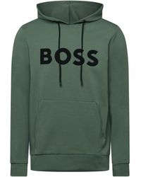 BOSS - Long Sleeve Hoodie - Lyst