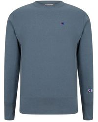 Champion - Reverse Weave Logo Sweatshirt - Lyst