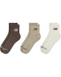 New Balance - Everyday Ankle Socks 3-Pack Adults - Lyst