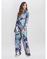 Gina Bacconi - Aruna Wide Leg Pull On Trouser - Lyst