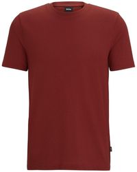 BOSS - Tiburt Bubble Jacquard Structure T-Shirt - Lyst