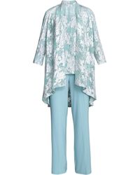 Gina Bacconi - Mabel Three Piece Jacquard Trouser Suit - Lyst