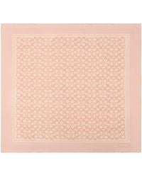 COACH - Signature C Printed Silk Square - Lyst