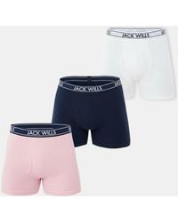 Jack Wills - Jw Daundley Boxers 3 Pack - Lyst