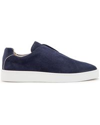Aurélien - Aur3 Suede Slip-On Trainers - Lyst