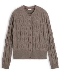Tommy Hilfiger - Wool Long-Sleeve Crew-Neck Cable Knit Jumper - Lyst