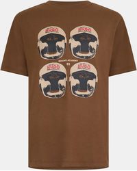 HUGO - 'S Cotton T-Shirt - Lyst