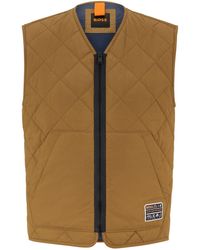 BOSS - Okella Sleeveless Gilet - Lyst