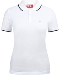 DIESEL - T Tendy Microdiv Short Sleeve Polo Shirt - Lyst