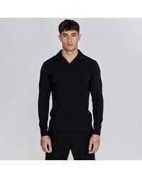 SIKSILK - Long-Sleeve Polo Shirt - Lyst