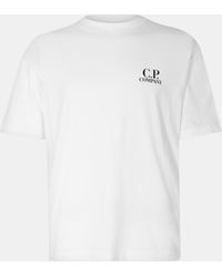 C.P. Company - Double Logo Tee - Lyst