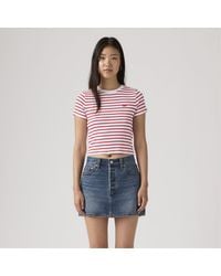 Levi's - Essential Sporty Cropped Crop Top - Lyst