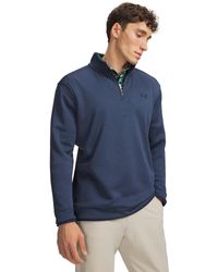 Under Armour - Sweater Fleece Quarter Zip Pullover - Lyst