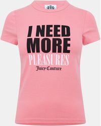 Pleasures - X Juicy Couture Slogan Baby Tee - Lyst