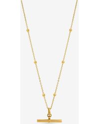 Jon Richard - Plated Waterproof T-Bar Necklace - Lyst