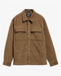 Barbour - Cord Cotton Long Sleeve Overshirt - Lyst