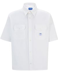 HUGO - Oversized-Fit Shirt - Lyst